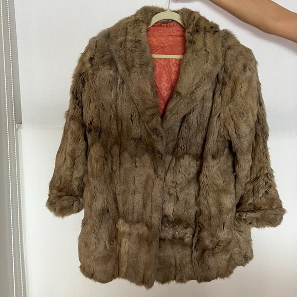 REAL MINK FUR COAT